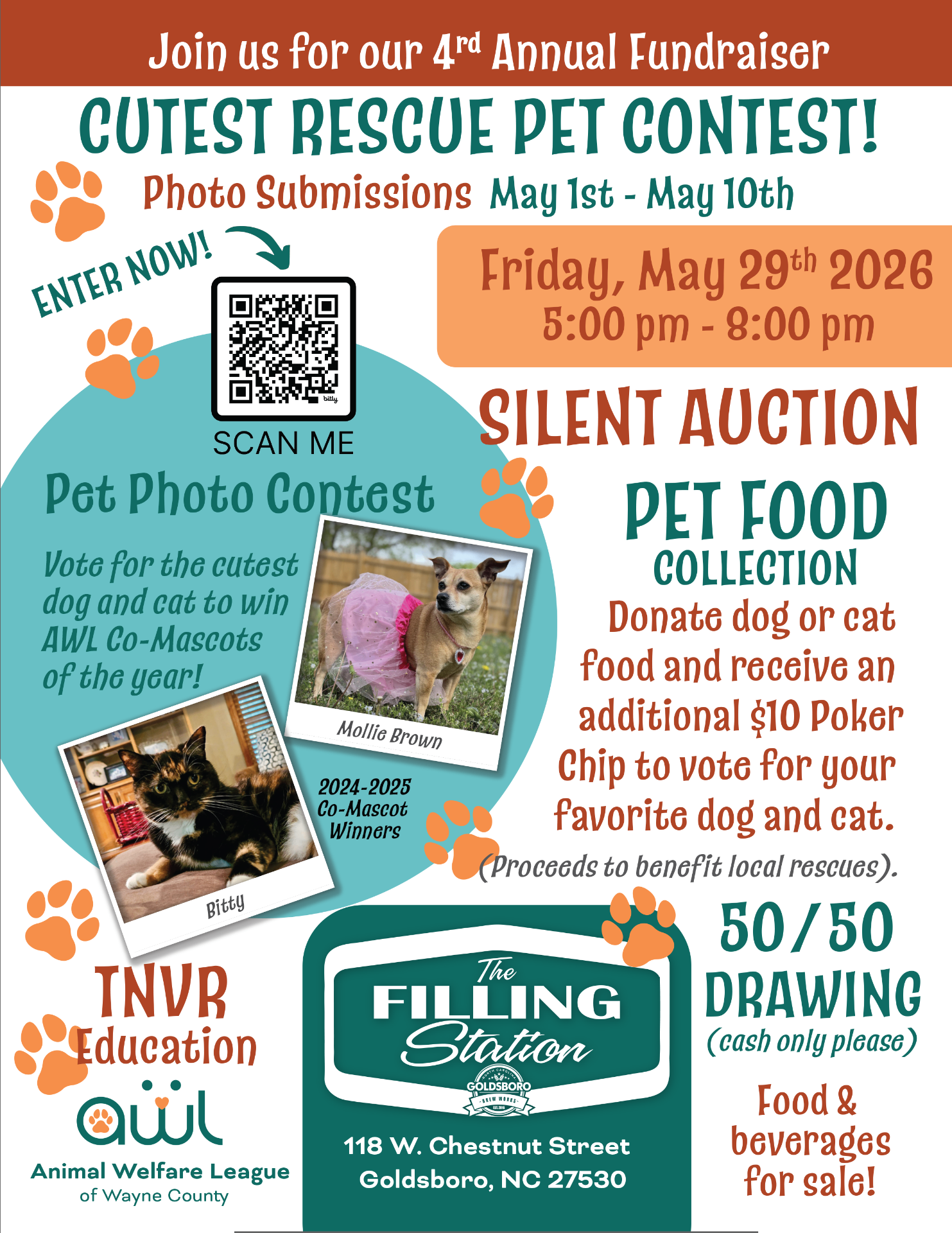 Cutest Rescue Pet Contest flyer preview